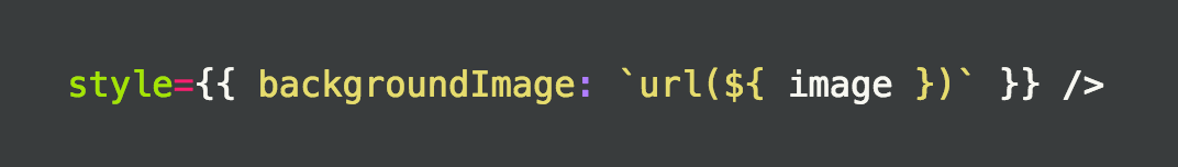 ES6 template string with variable highlighted in Atom