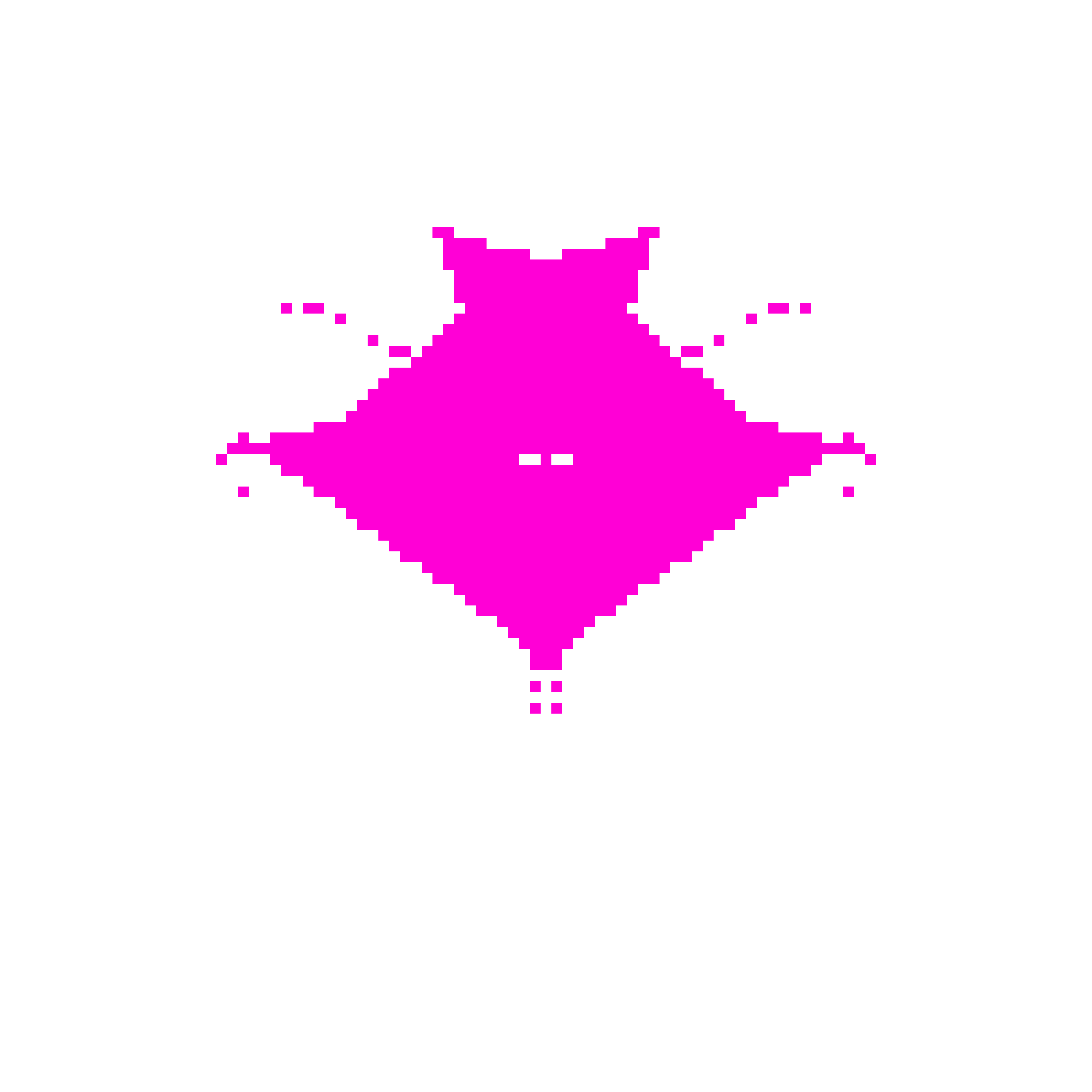 Another huge blue space invader generated using my tool