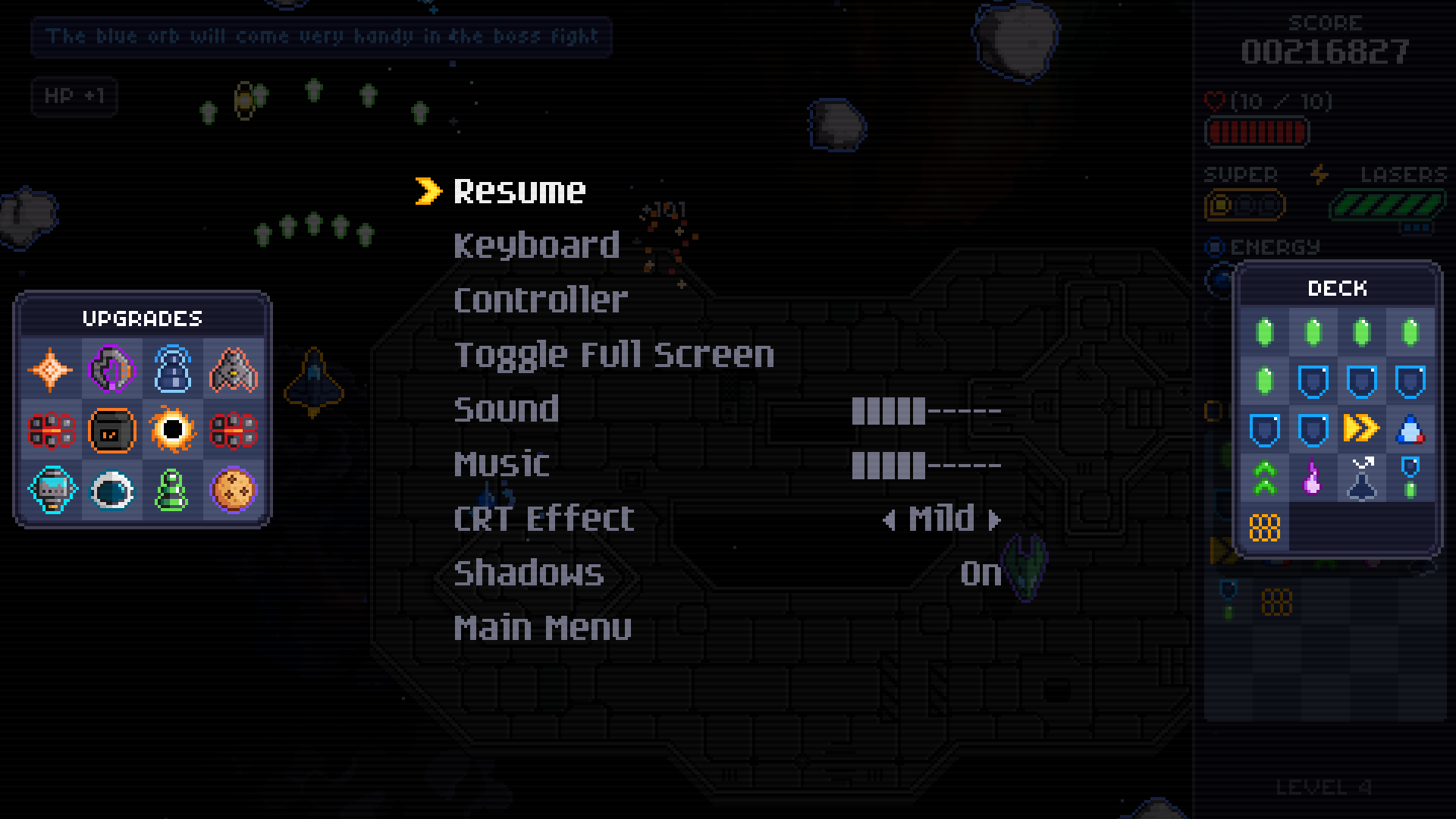 New UI panels automatically open in the pause menu