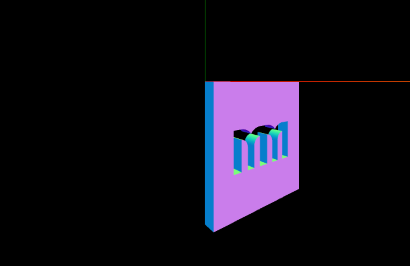Our element rotates around it's corner and it's center