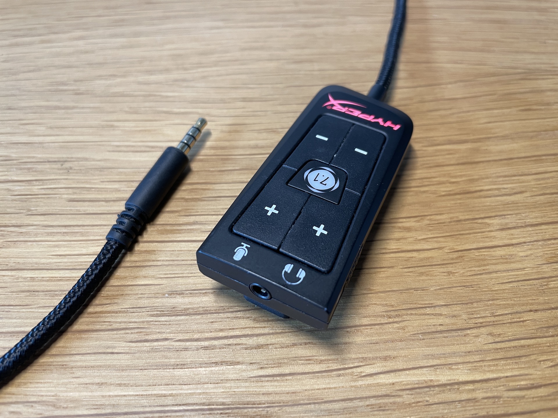USB sound card that comes with Cloud II headphones