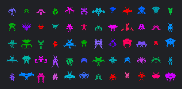 How to draw a Space Invader